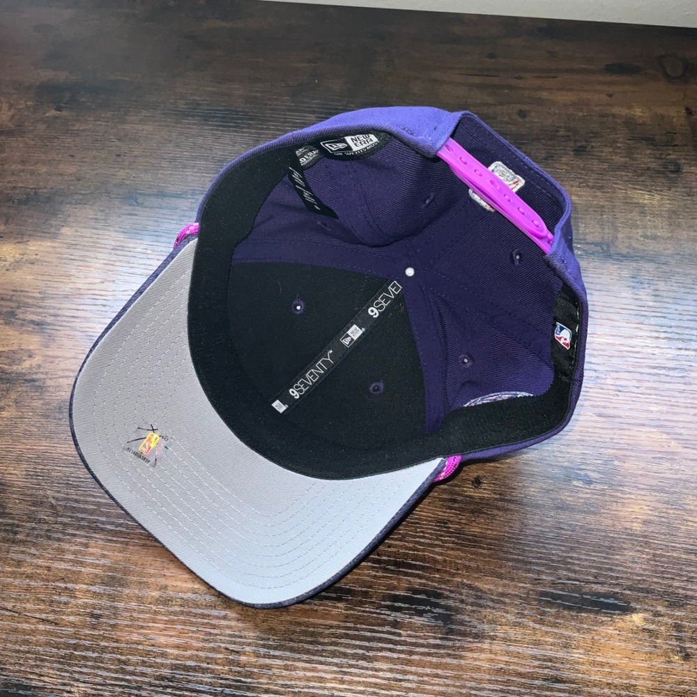 New Era Minnesota Timberwolves Hat Purple Pink NBA Snapback Cap OSFM - Picture 5 of 6